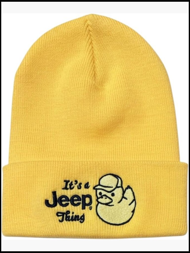 Embroidered Duck Logo Beanie 100% Soft Acrylic, One Size Fits Most, Licensed